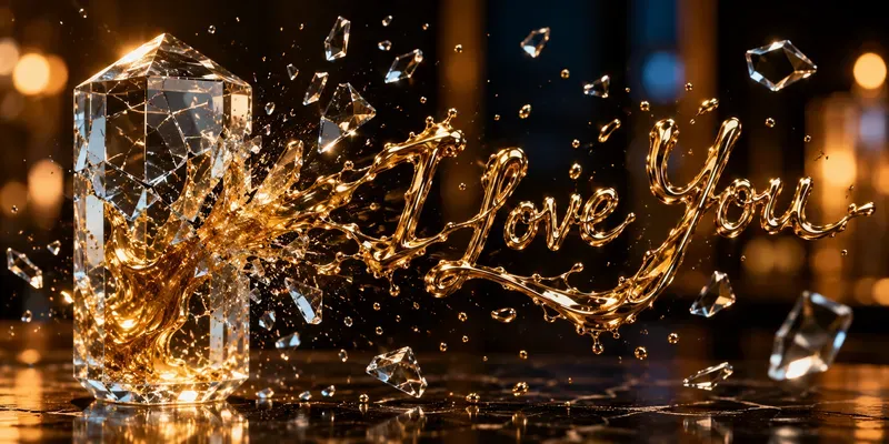 ASMR Liquid Crystal Messages generated by undefined
