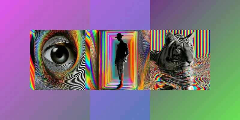 Psychedelic Optical Poster Art generated by undefined