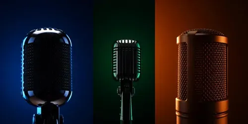 Mics Ignite In Cinematic Soundbursts generated by grok-video