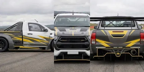 Gt3 Pickup Track Truck 3 Angles generated by flux