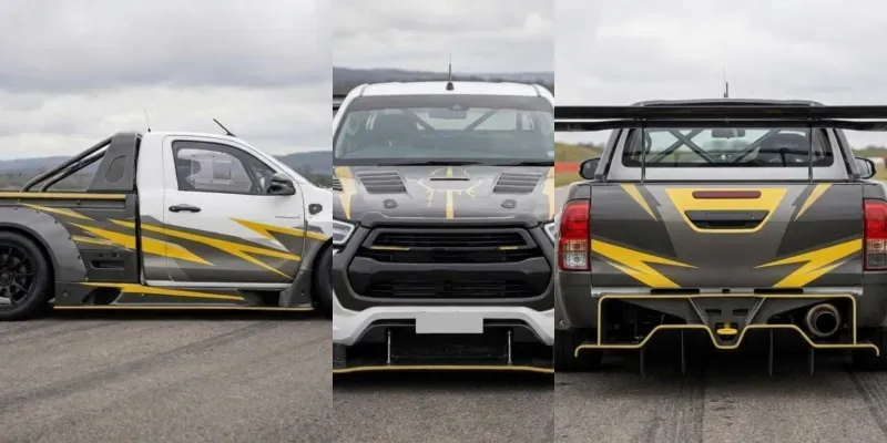 Gt3 Pickup Track Truck 3 Angles