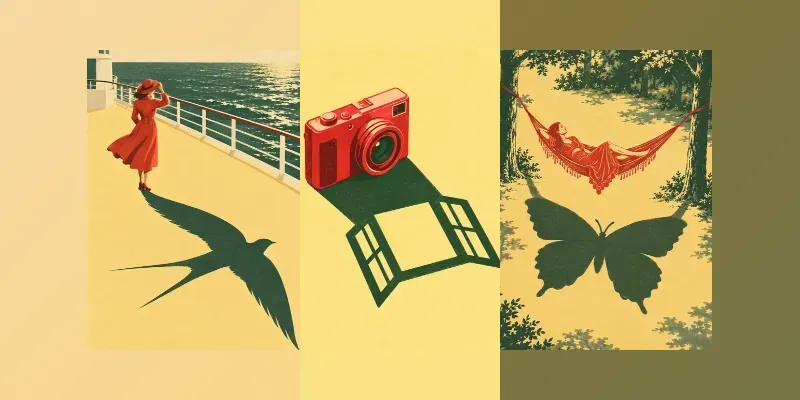 Surreal Screenprint Shadow Art Prints