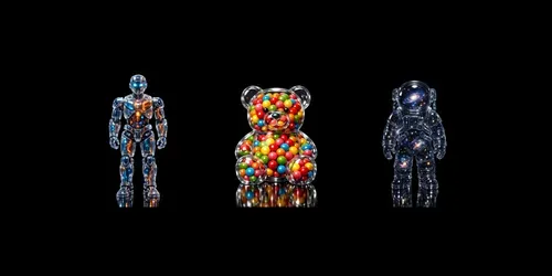 Transparent Sculptures generated by chatgpt-image