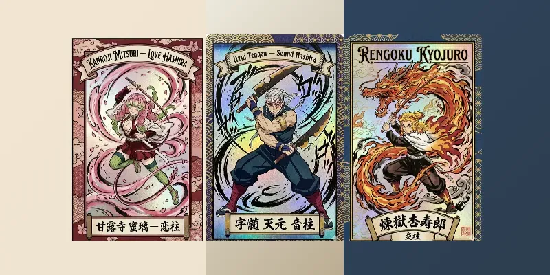 Ukiyoestyle Collectible Cards generated by undefined