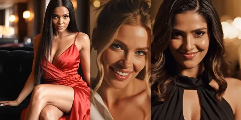 Seductive And Flirting Women generated by undefined