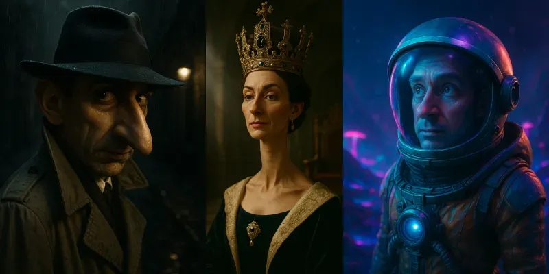 Detailed Cinematic Caricatures generated by undefined