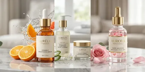 Luxury Skincare Advertisement Products generated by gemini-image