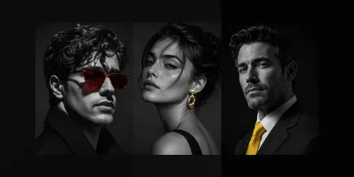 Selective Color Portraits generated by chatgpt-image