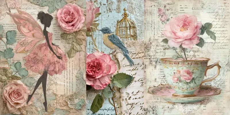 Whimsical Junk Journal Magic generated by undefined