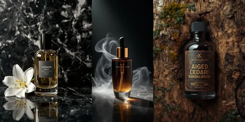 Luxury Perfume Ad Engines generated by undefined