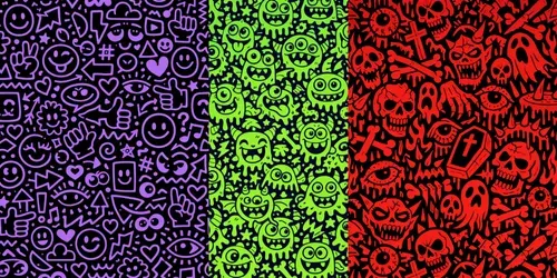 Dense Doodle Pattern Generator generated by chatgpt-image