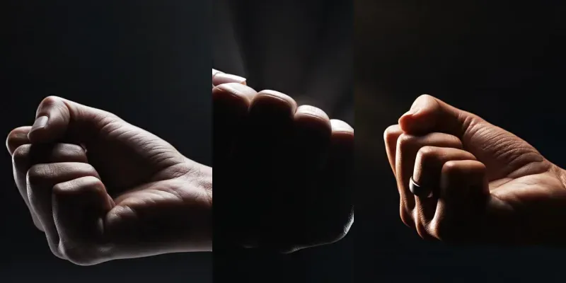 Futuristic Hand Hologram Reveals generated by undefined