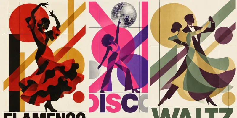 Swiss Style Dance Poster Wall Art