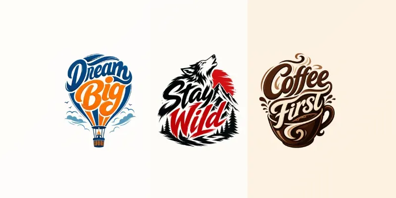 Creative Typography Logo Packs generated by undefined