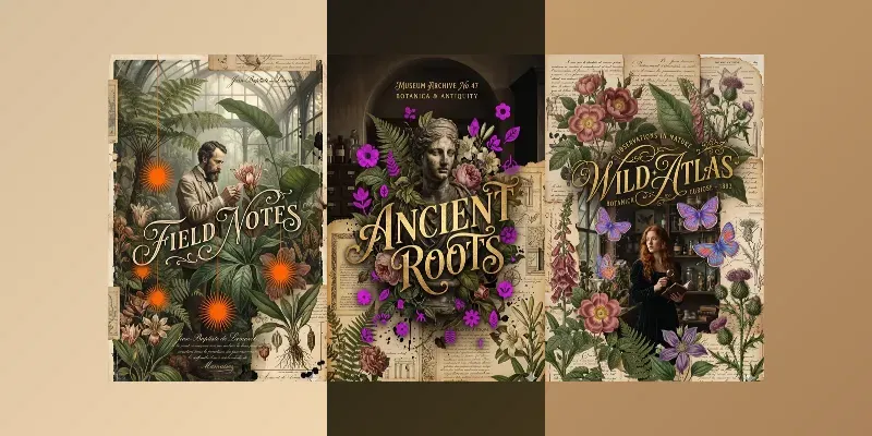 Botanical Almanac Poster Art generated by undefined