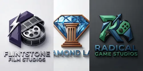 Detailed 3D Logos generated by gemini-image