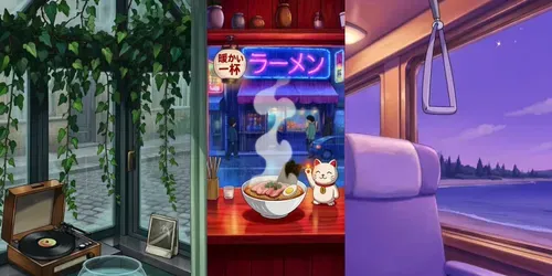 Ultimate Lofi Anime Scenes generated by grok-video