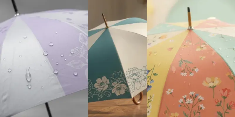 Umbrella Panels Become Floating Gardens