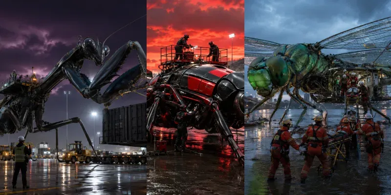 Colossal Insect Machines generated by undefined