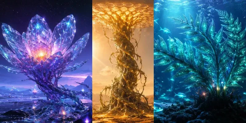 Alien Botanical Encyclopedia Generator generated by undefined