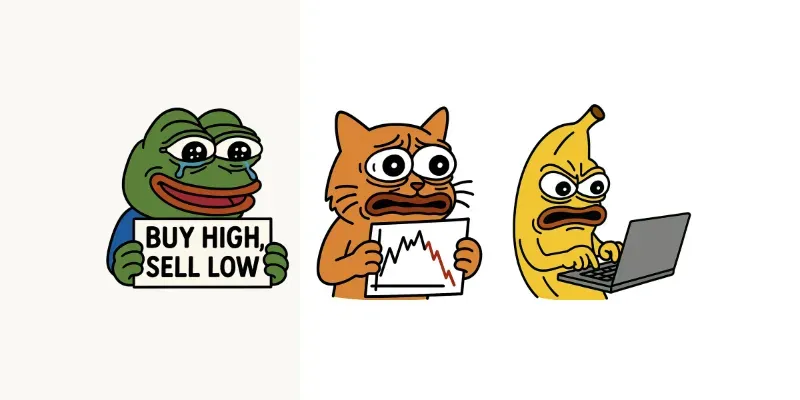 Meme Style Crypto Theme Stickers generated by undefined