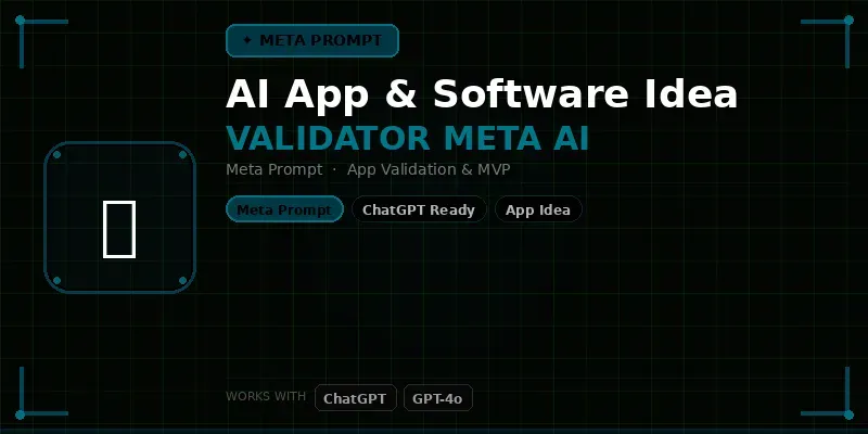 App And Software Idea Validator Meta Ai generated by undefined