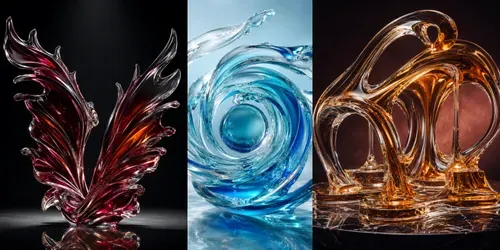 Chromatic Glass Alchemies generated by chatgpt-image