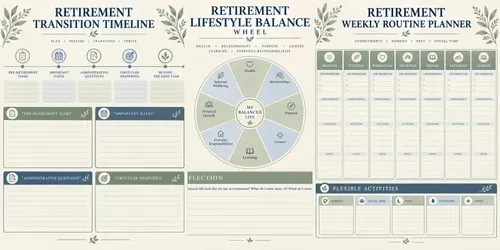Retirement Planning Journal Printables generated by chatgpt-image