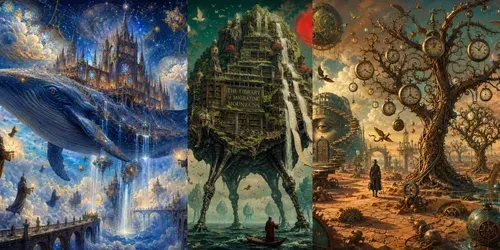 Dreamlike Surreal Worlds Unveiled Now generated by chatgpt-image