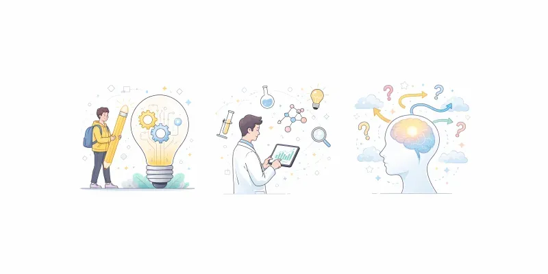 Creative Minimal Idea Vector Style generated by undefined