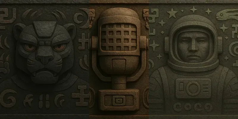 Mystic Stone Heads Game Artwork generated by undefined