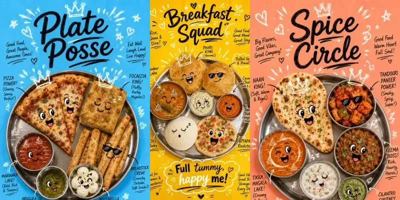 Food Squad Doodle Art generated by undefined