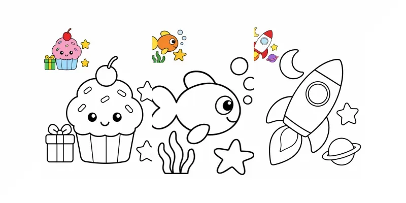 See Color Worksheets For Ages 4-6 generated by undefined
