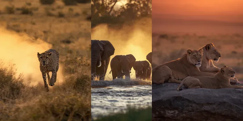 African Safari Photography generated by undefined