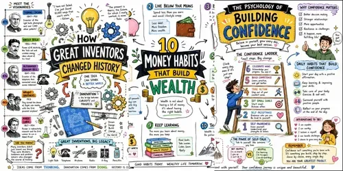 Whimsical Sketchnote Infographics generated by chatgpt-image
