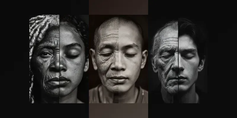Time Split Portraits generated by undefined