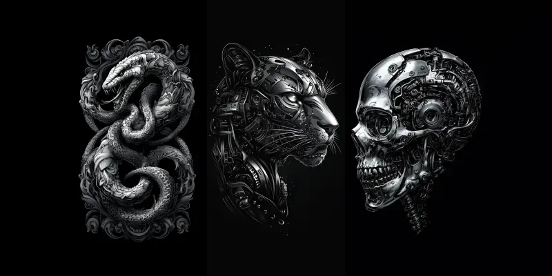 Biomechanical Fusion Tee Creators generated by undefined