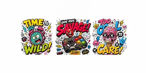 Retro Comic Typography Mascot Generator generated by chatgpt-image