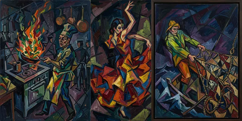 German Expressionist Scenes generated by undefined