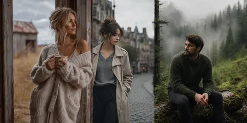 Moody Cloudy Day Portraits generated by chatgpt-image
