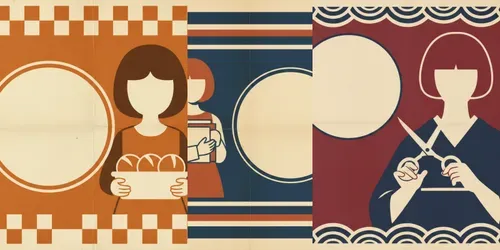 Retro Japanese Posters generated by gemini-image