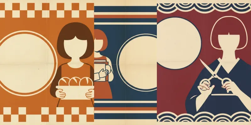 Retro Japanese Posters generated by undefined
