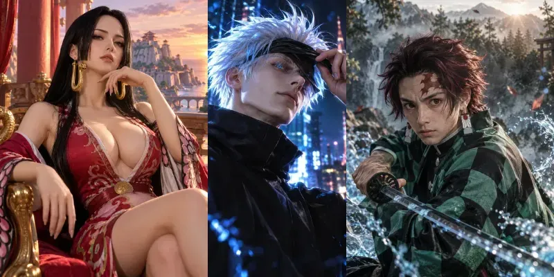 Cinematic Ultrarealistic Anime Portraits