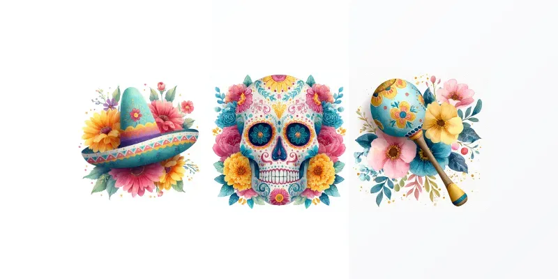 El Cinco De Mayo Cliparts generated by undefined