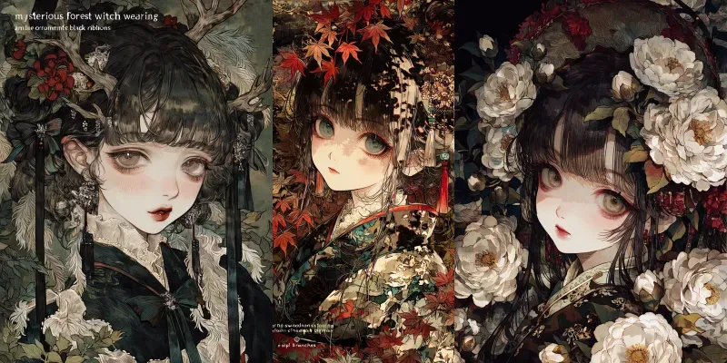 Dark Fantasy Anime Heroines generated by undefined