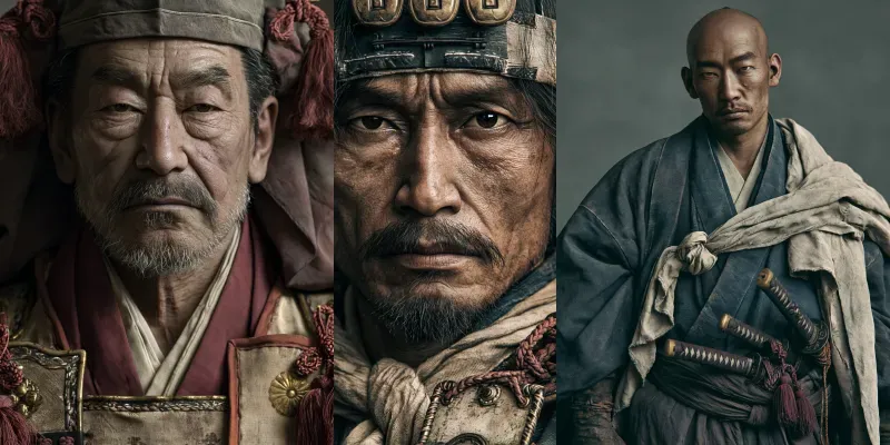 Historical Samurai Portraits generated by undefined