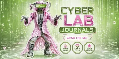 Cyber Labs Junk Journals generated by midjourney