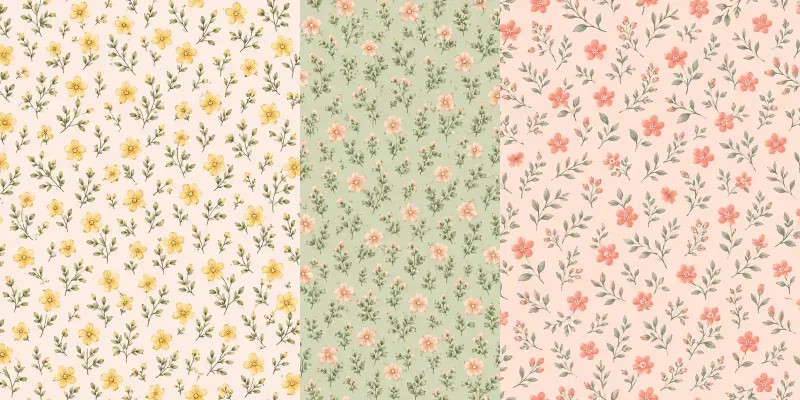 Ditsy Floral Seamless Patterns generated by undefined