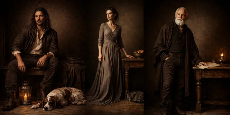 Rembrandt Fullbody Fine Art generated by undefined
