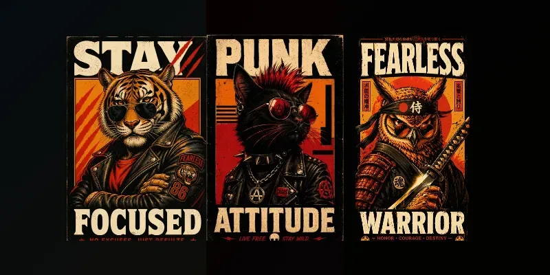 Retro Cool Posters generated by undefined